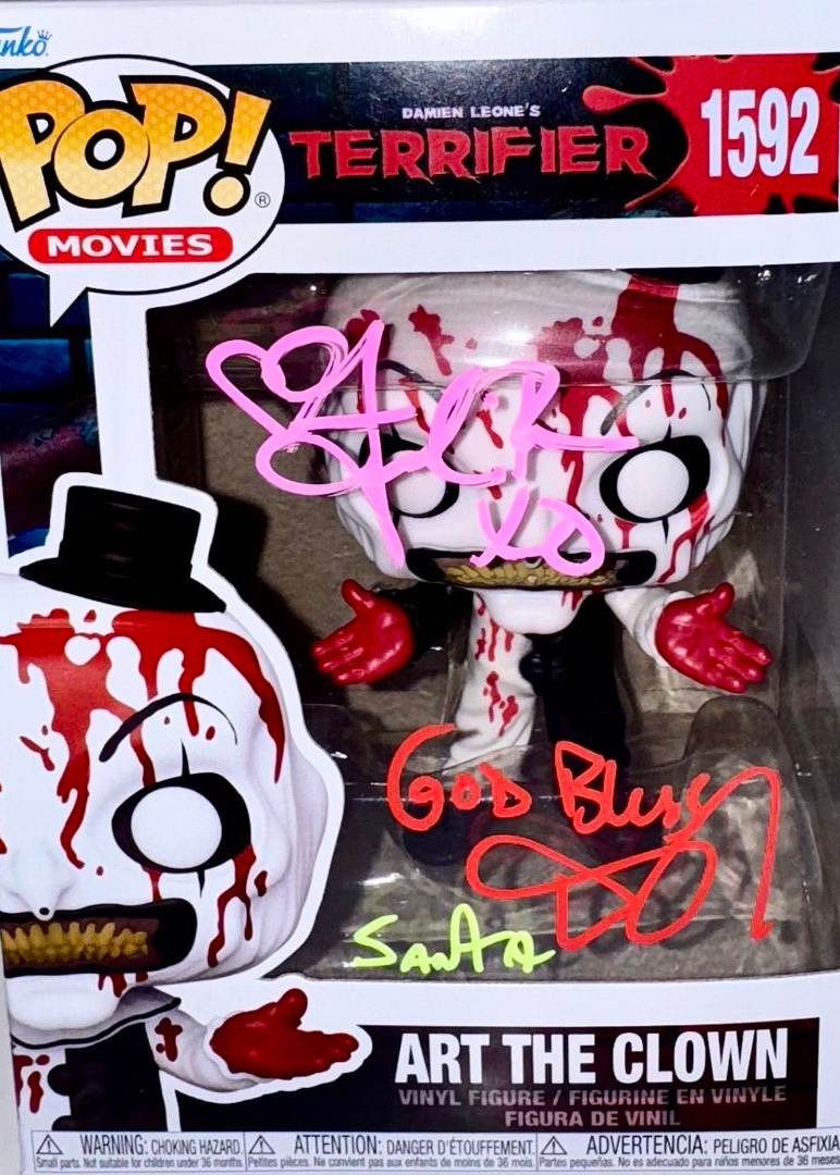 Daniel Roebuck Signed Funko Pop #1592 "Art The Clown" (Terrifier) w/Inscription - SWAU #01